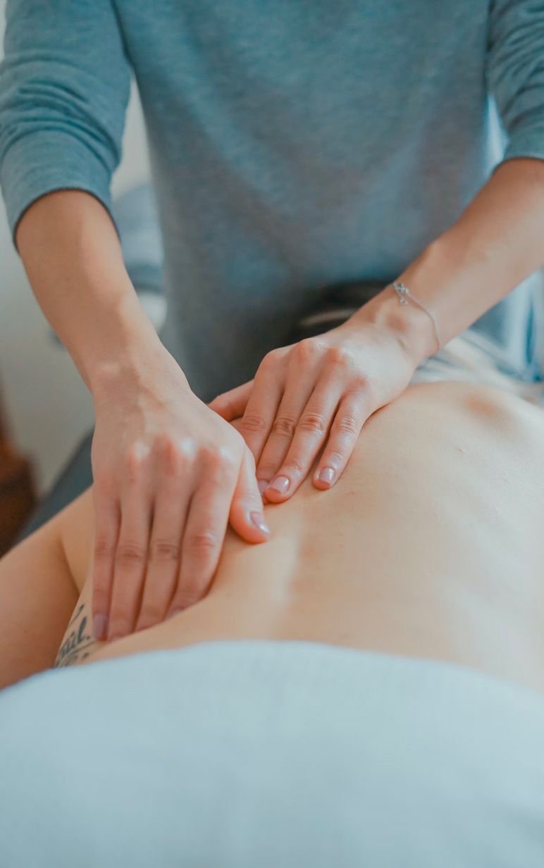 Serene Image of Woman Receiving Spa Treatment Massage